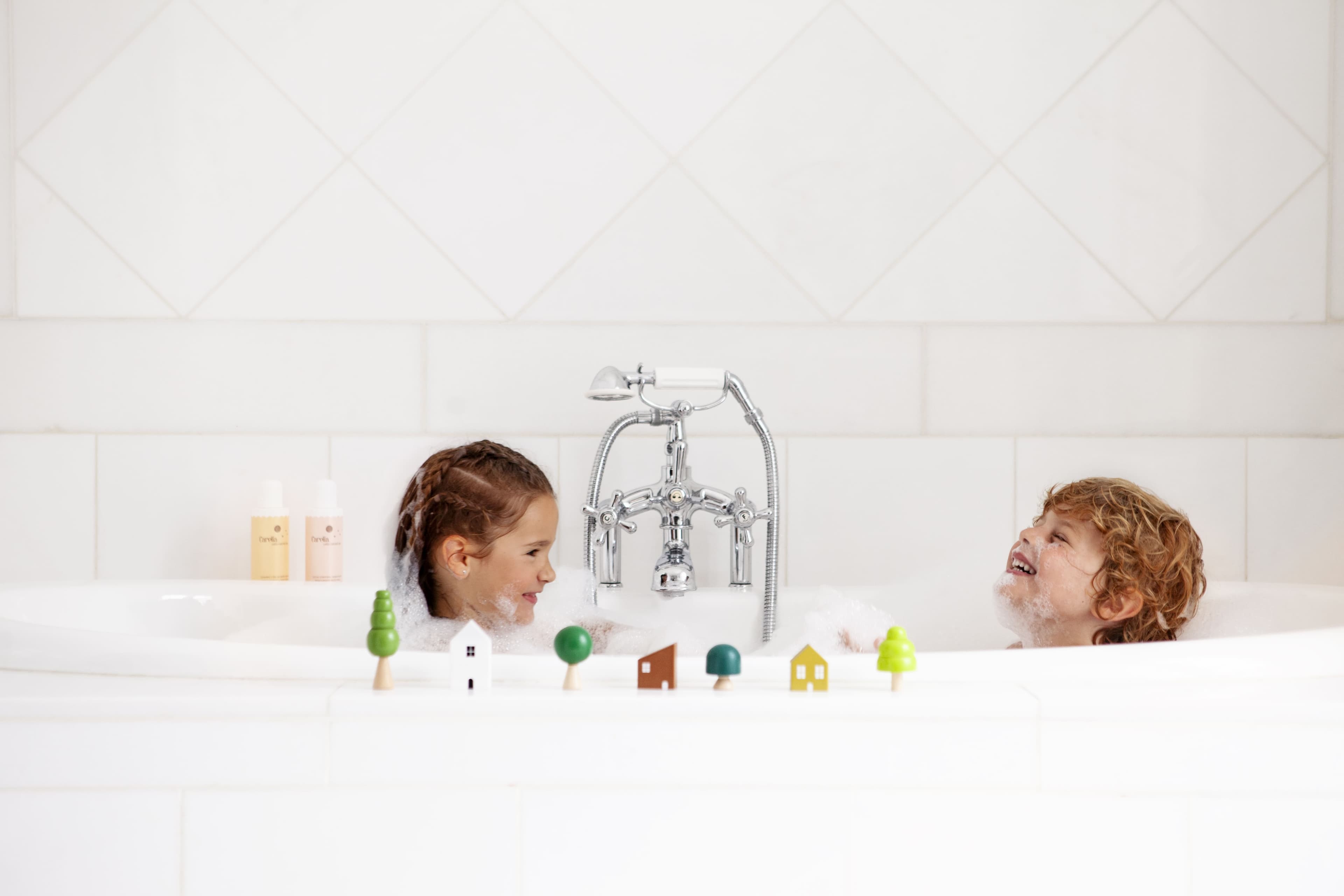 Carelia brand imagery: Natural skincare for babies and children, created for gentle daily routines and sensitive skin.